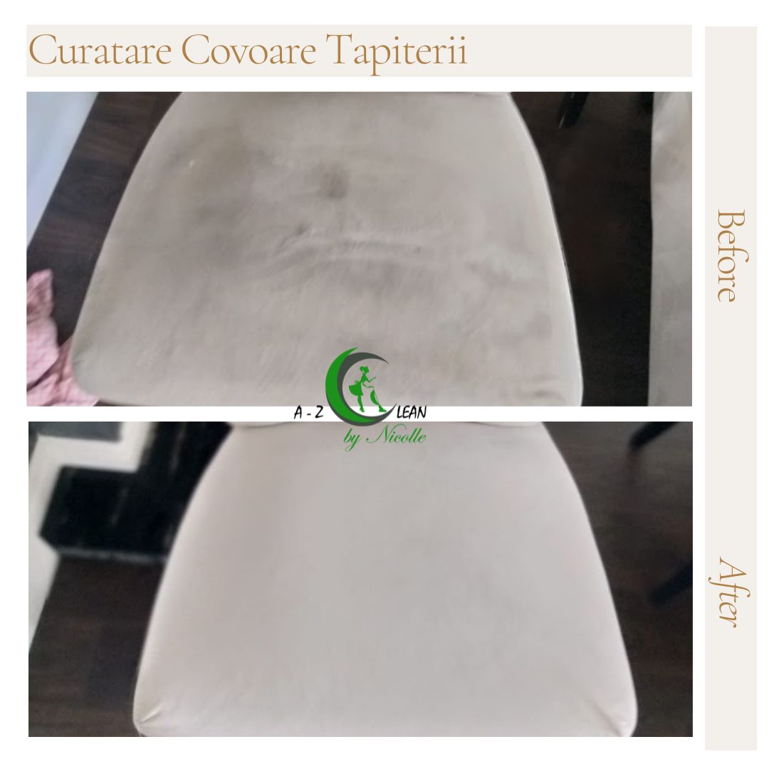 Scaun catifea - Curățare profesională